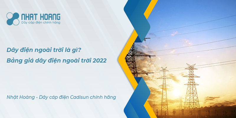 dây điện ngoài trời