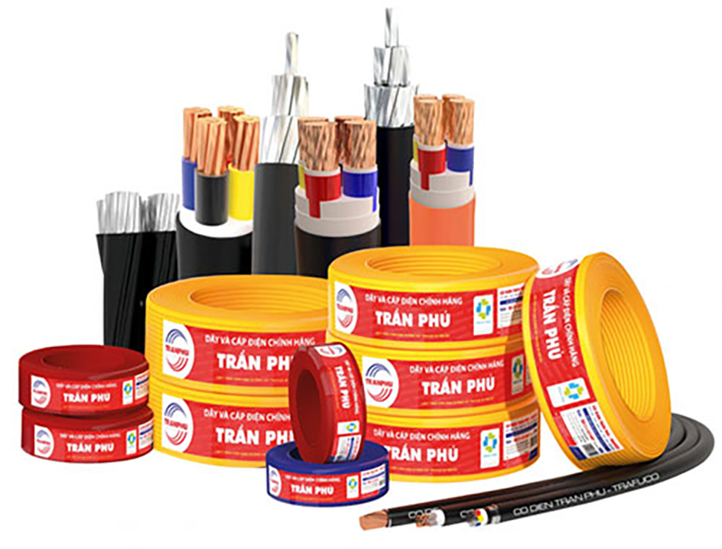 Dây cáp điện thương hiệu Trần Phú
