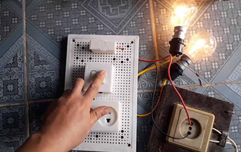 Cách nối dây trong bảng điện
